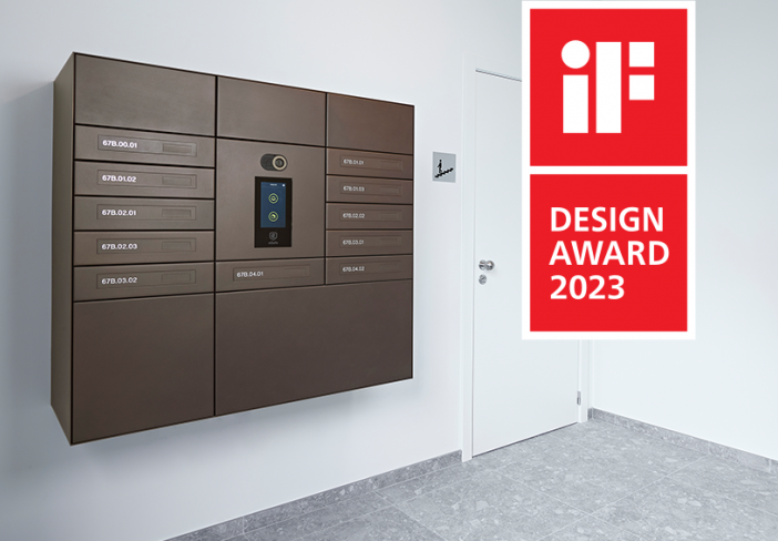 IF Design Award eSafe Wall parcel mailbox solution